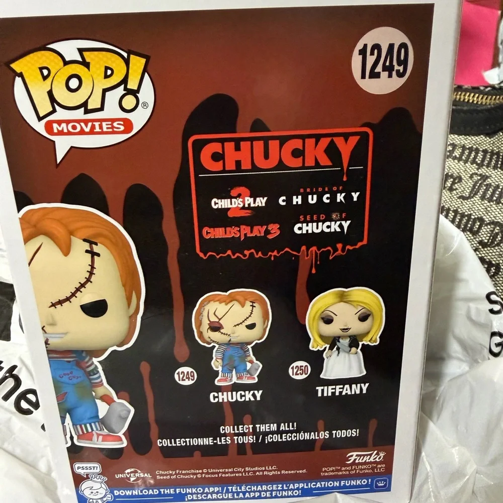 Funko Chucky Pop! Figure with Red and Blue Accents - Picture 2 of 2